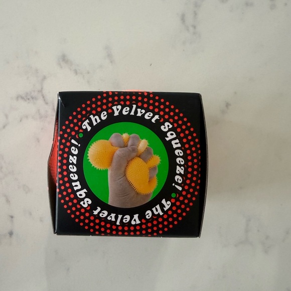 NeeDoh Fuzz Ball in bright orange - Picture 3 of 4